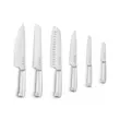 (Smeg) 6-Piece Stainless Steel Knife Set 50's Retro Style with Knife Block Black (KBSF02BL) image 5