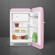 (Smeg) 1-Door Refrigerator 50's Retro Style Pink (FAB10RPK6) image 5