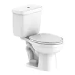 (Hafele) Two-Piece Toilet 3/4.5L Flush with Soft Close Seat Plus Model (495.61.491) image 2