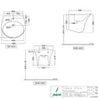 (JAQUAR) Wall-Hung Integrated Washbasin with Installation Hardware (ONS-WHT-10801) image 3