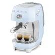 (Smeg) Manual Espresso Coffee Machine with Cold Brew Function, Pastel Blue, Glossy Finish, 50's Style Design (ECF03PBEU) image 5