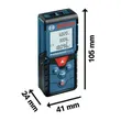 (Bosch Power Tools) เครื่องวัดระยะด้วยเลเซอร์ รวมโหมดวัดความยาว พื้นผิว ปริมาตร และความสูงแบบอ้อม (PRO GLM 40-12) รูปที่ 8
