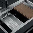 (Foster) อ่างล้างจานสแตนเลส Milanello workstation 1 หลุม พร้อมอุปกรณ์เสริมแบบเลื่อนได้ (1034050) รูปที่ 5