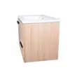 (Hafele) Washbasin with Furniture Cabinet, White Matt Handle (495.16.113) image 6