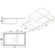 (Smeg) Single Bowl Sink Model LG861D-2 image 3