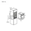 Built-in Oven Model WOLF-73L + VESTA Microwave Free Vacuum Door Handle, Grilling Rack image 3