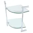 (Hafele) 2-Tier Corner Glass Shelf RENOIR Model (499.98.004) image 4
