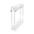 (Hafele) Pull-Out Basket for 150 mm Cabinet Width with Bottle Divider, Stainless Steel 304 (495.35.382) image 2