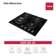 (Teka) Built-in Gas Cooktop 4 Burners GKN LUX 60 4G image 2