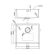 (Teka) Undermount Single Bowl Sink BX R10 50.40 BW 54 cm image 4