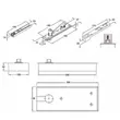 (Hafele) Double Action Floor Spring EN4 Maximum Door Weight 120 kg Door Width Up to 1,100 mm image 2