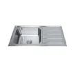 (Teka) Single Bowl 1 Drainboard Sink Model TX 1B 1D SS with Free Cold Water Tap image 2