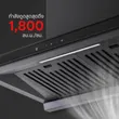 (EVE) เครื่องดูดควันติดผนัง HC-MAXIMUS-90 + เตาแก๊ส 3 หัว แบบฝัง ฐานกระจกนิรภัย HB78-3BBTA/BG รูปที่ 5