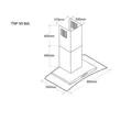 (Tecno) Tecnoplus Wall-Mounted Range Hood Model TNP HD 90 MA 90 cm image 4