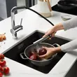 (Hafele) BLANCO ETAGON 500-U Single Bowl Undermount Kitchen Sink SILGRANIT™ Anthracite (495.39.241) image 6