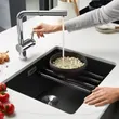 (Hafele) BLANCO ETAGON 500-U Single Bowl Undermount Kitchen Sink SILGRANIT™ Anthracite (495.39.241) image 7