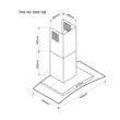 (Tecnogas) Tecnostar Wall-Mounted Range Hood Model TNS HD 3590 GB 90 cm image 4