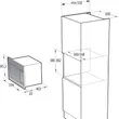 (Gorenje) 微波炉 BMI251SG3BG + 单体内置烤箱 BSA6747A04BGWI 图片 5
