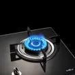 (MEX) Glass Base Gas Cooktop 71 cm, 2 Gas Burners V712M + Curved Glass Range Hood 90 cm KV7269X90 image 14