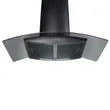 (MEX) Curved Glass Canopy Range Hood Black Model KV737B90 image 5