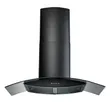 (MEX) Curved Glass Canopy Range Hood Black Model KV737B90 image 2