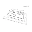 (MEX) Built-in Cooktop + Range Hood MEX V7812MHR+KV728X90-1 image 9