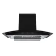(Tecno) 90 cm Wall-Mounted Hood TNS HD 90 MA/B + 2-Burner Gas Cooktop 71 cm TNS HB JET GB Free 1.5 m Duct image 3