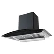 (Tecno) 90 cm Wall-Mounted Hood TNS HD 90 MA/B + 2-Burner Gas Cooktop 71 cm TNS HB JET GB Free 1.5 m Duct image 4