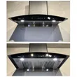 (Tecno) 90 cm Wall-Mounted Hood TNS HD 90 MA/B + 2-Burner Gas Cooktop 71 cm TNS HB JET GB Free 1.5 m Duct image 7
