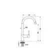 (Hafele) Single Lever Kitchen Tap - RINA (495.61.018) image 2