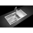 (MEX) Single Bowl Stainless Steel Sink with Drainboard AISI 304 Model ELB101BM image 4