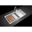 (MEX) Single Bowl Stainless Steel Sink with Drainboard AISI 304 Model ELB101BM image 6