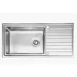 (MEX) Single Bowl Stainless Steel Sink with Drainboard AISI 304 Model ELB101BM image 9