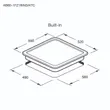 (EVE) Wall-Mounted Range Hood HC-MAXIMUS-90 + 3-Burner Induction Cooktop HB60-1FZ1RIND/KTC image 6