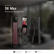 (Lockin) S6 Max Biometric Digital Door Lock - Facial Recognition + Fingerprint + NFC with Built-in Video Camera Smart Lock (Purple) image 5