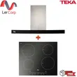 (TEKA) 4-Burner Induction Cooktop 60 cm IBS 64900 TCS + Range Hood 90 cm LDH TC 90 image 1