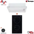(Tecno) 60cm Range Hood TNP HD 60 SL PO + 2-Burner Induction Cooktop Model TNP ID 2030 DG with Free Carbon Filter image 1