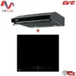 (Eve) Cooker Hood HF-BK102TOUCH-60 + 4-Burner Built-in Induction Hob HB60-4INDBRIDGE/TCR image 1