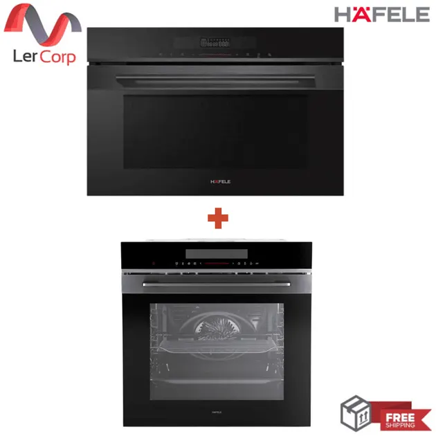 (Hafele) Built-in Oven System 495.05.800 + Built-in Microwave 495.06.485 (495.07.129)