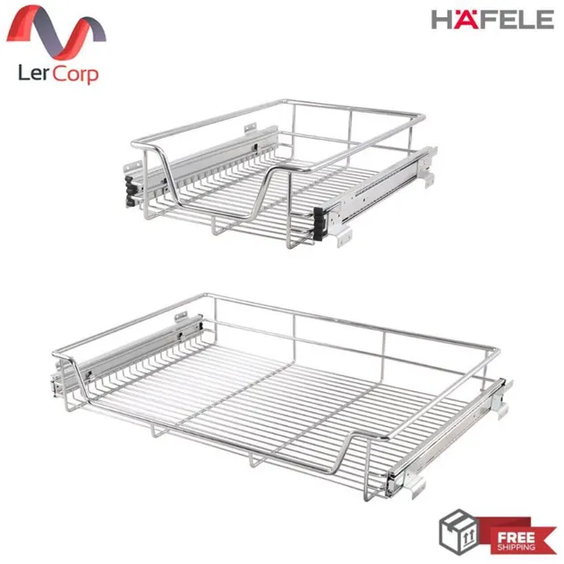 (Hafele) Pull-Out Basket Set Front Opening 400 mm