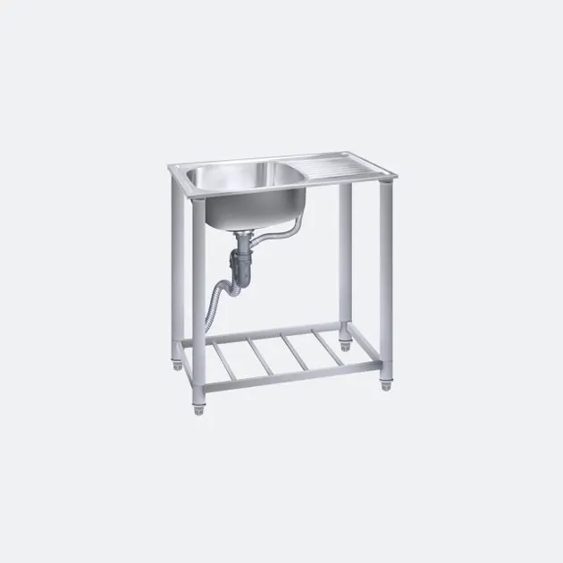 (EVE) Single Bowl Kitchen Sink with Stand and Dish Rack CLASS 750/450