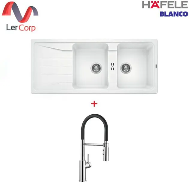 (HAFELE) Summer set 1 Kitchen sink + faucet (567.70.709)