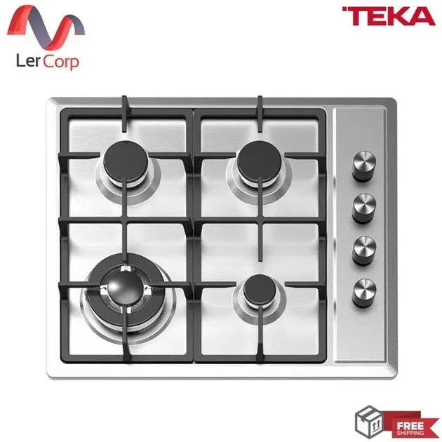 (Teka) 4-Burner Built-In Gas Stove Model GSX 6420 SS 60 cm
