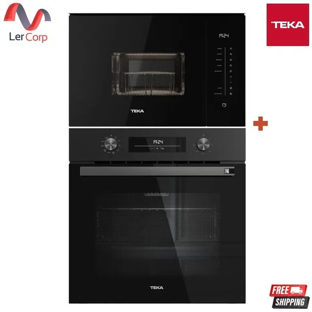 (Teka) Multifunction Oven Model NEO HSB 6350 FBK + Microwave Model MLEG 820 FI BK