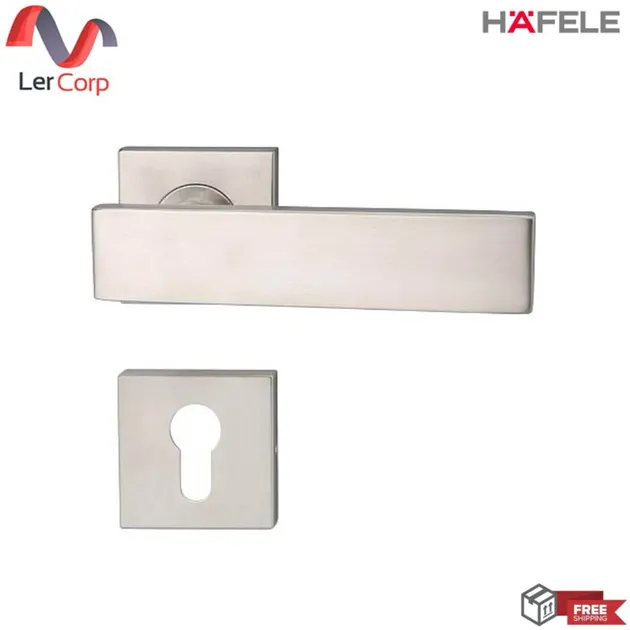 (Hafele) Premium Lever Handle Set Bathroom Door (499.10.133)