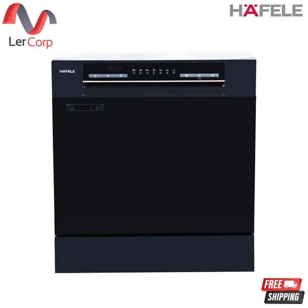 (Hafele) เครื่องล้างจานแบบตั้งเคาน์เตอร์ สีดำ (495.06.535)