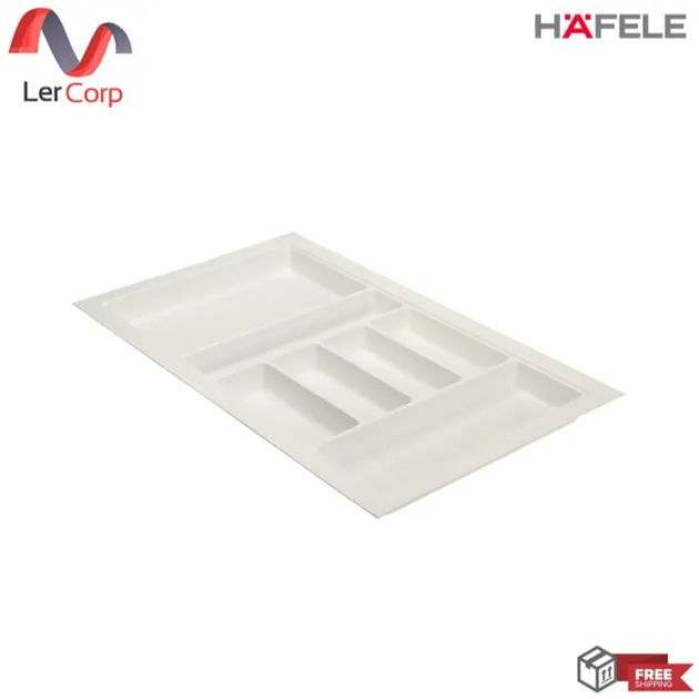 (Hafele) White Kitchen Tray for 900 mm Wide Cabinet, 600 mm Deep (495.42.348)