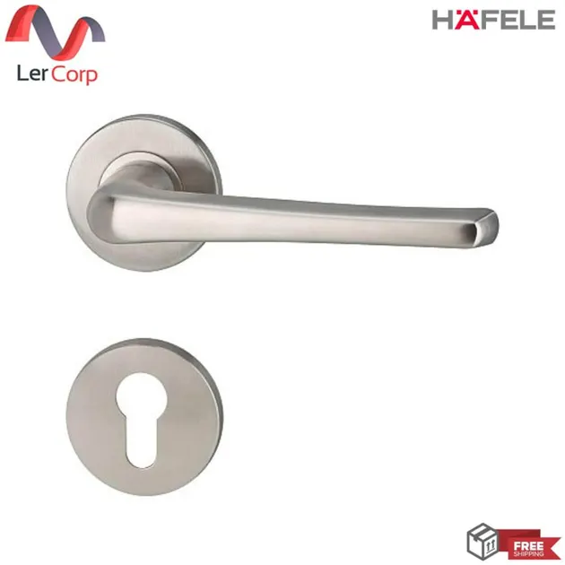 (Hafele) Premium Lever Handle Set Bathroom Door (499.10.130)