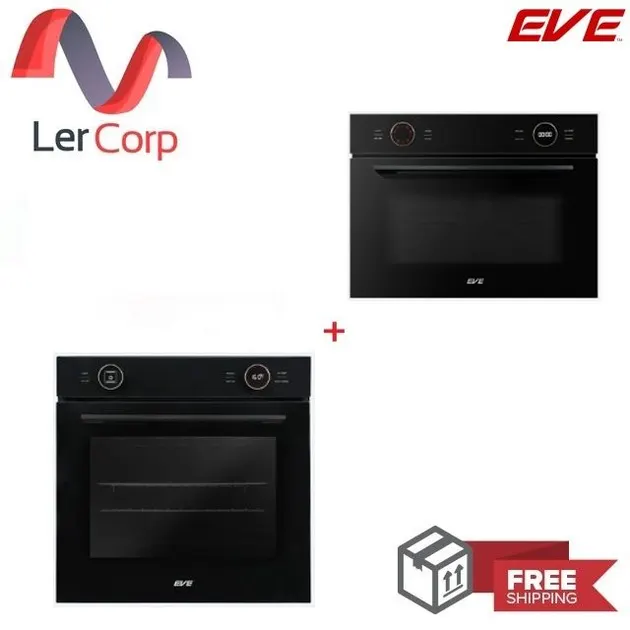 (EVE) Electric Built-in Oven OWL 73L + Multifunction Microwave Oven ORIS 45CM