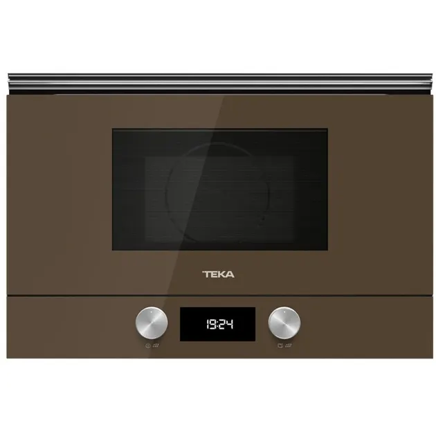 (Teka) Microwave + Grill Built-in Microwave with Ceramic Base 22 Liters Brick Brown Color Model ML 8220 BIS L